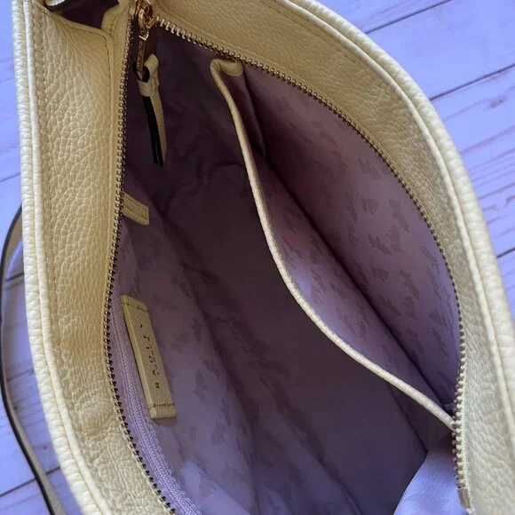 Radley London Rivington Medium Crossbody Bag Yellow - NEW WITH COSMETIC DEFECT - Picture 8 of 11